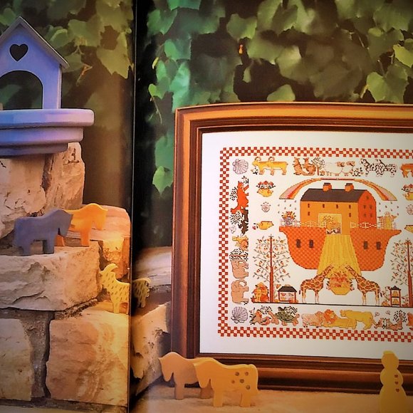 COUNTRY CROSS-STITCH DESIGNS -ELLEN STOUFFER 1990 - Picture 4 of 16